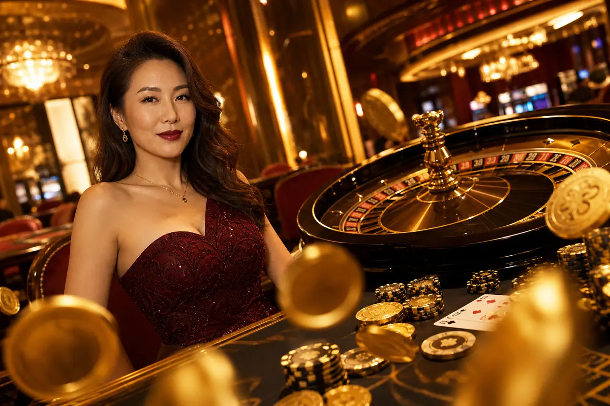 vcity177 Casino suasana permainan roulette dan blackjack